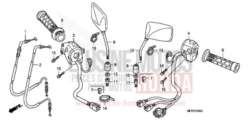 COMMUTATEUR/CABLE CB1300SAA de 2010